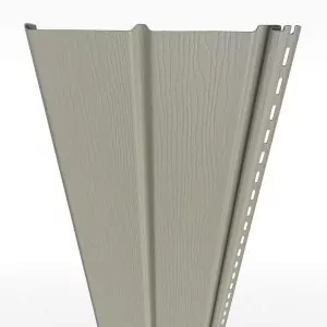 Tan double 5 solid vinyl soffit